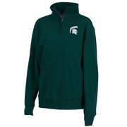 Michigan State Zoozatz Sport Crew 1/4 Zip Pullover